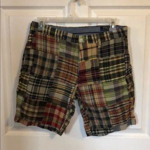 Madras Polo Shorts